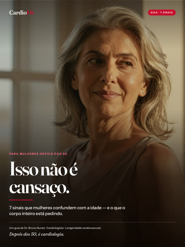Capa do guia 7 Sinais — Isso não é cansaço